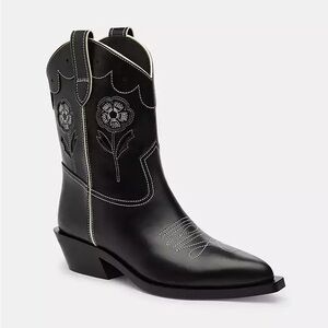 Brand new! COACH Aria cowboy boots ~ ($335 retail) size 9